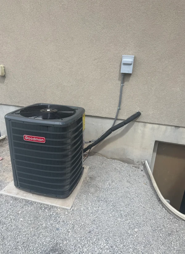 Air conditioning unit installation by Sanctuary Indoor Air Quality